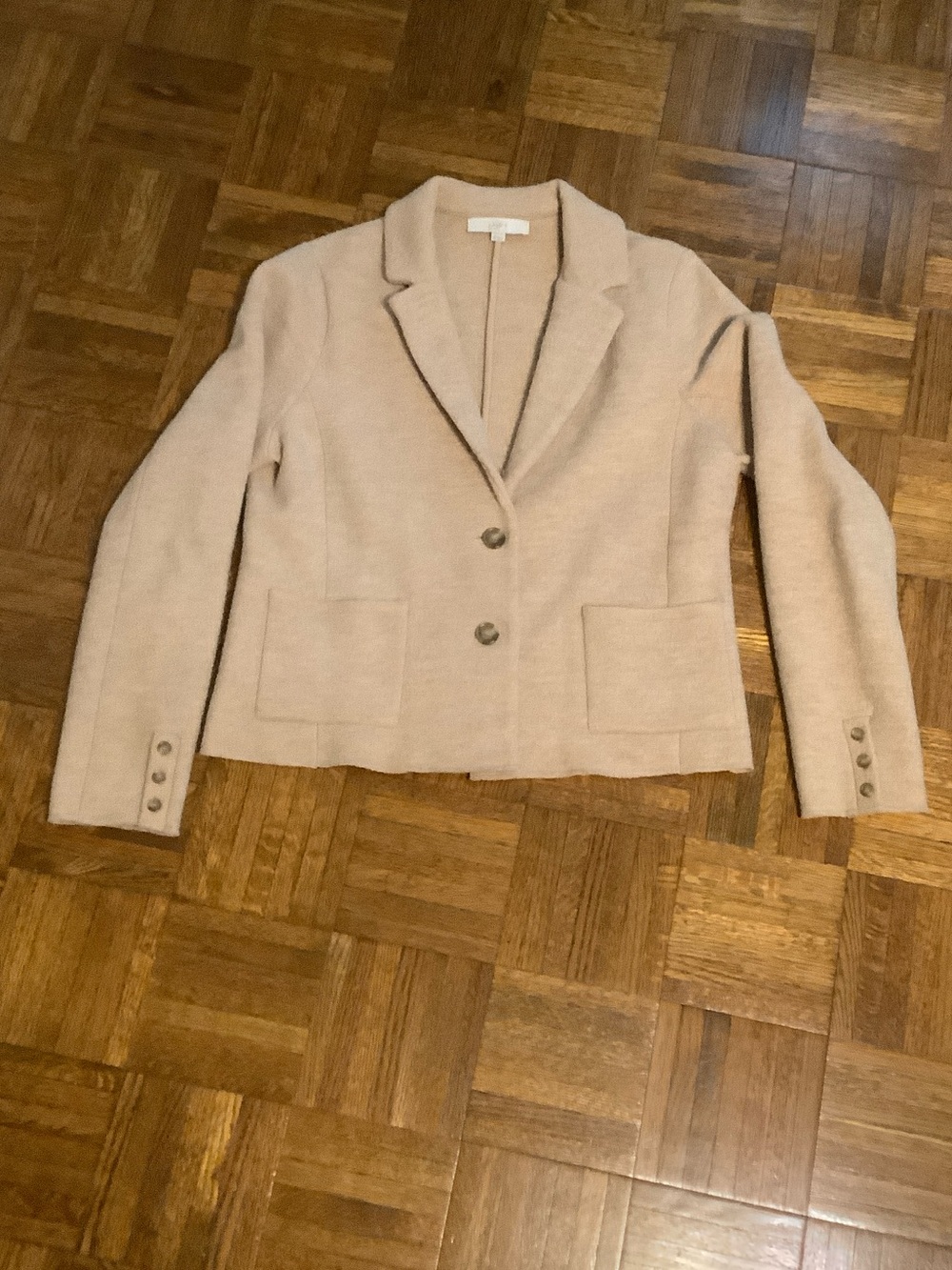 Boiled wool jacket for women